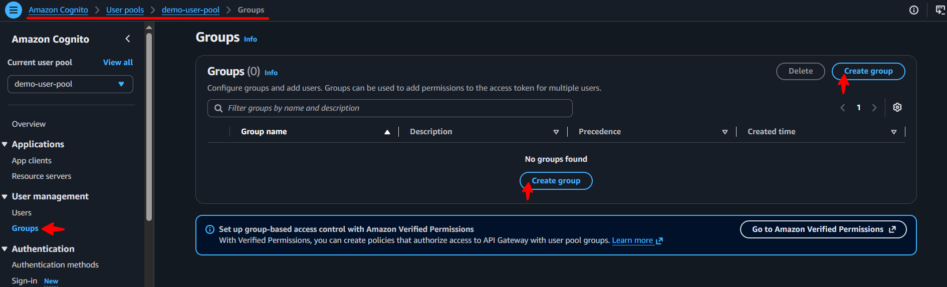 AWS Cognito - Login Page Settings