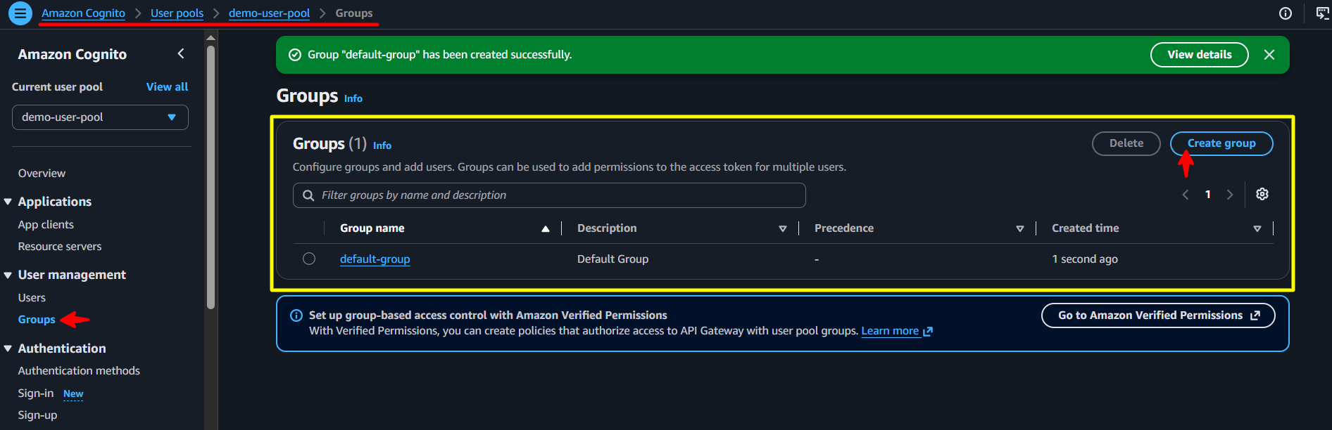 AWS Cognito - Login Page Settings