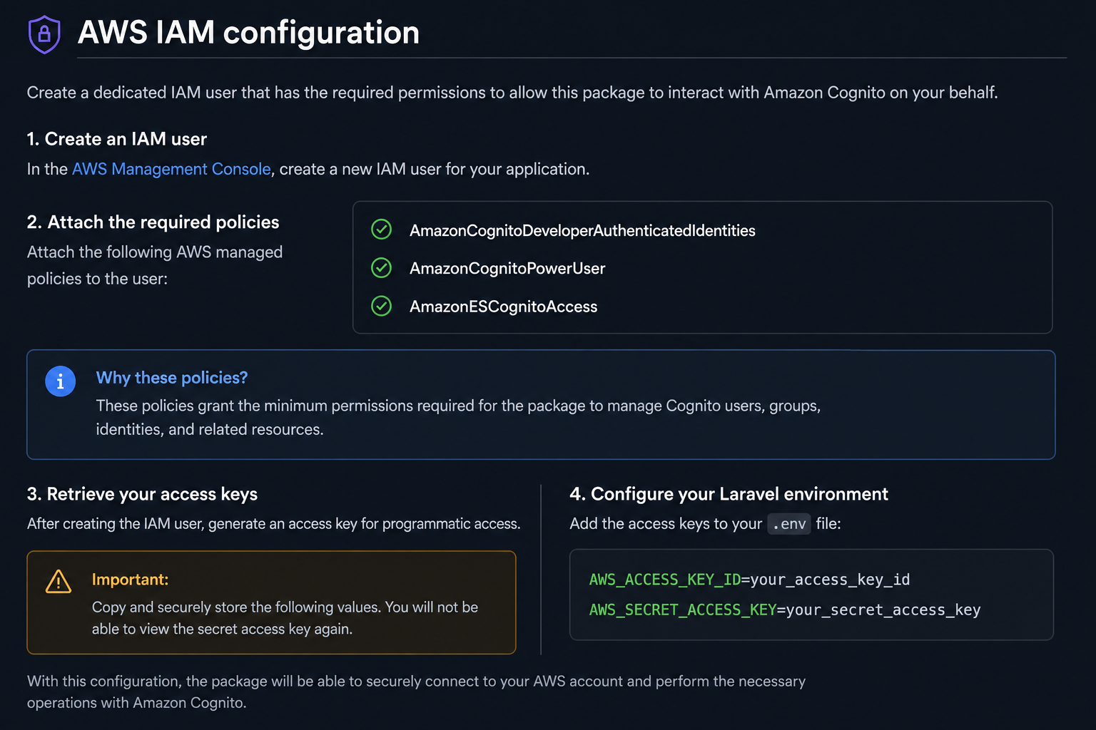 AWS IAM User Creation